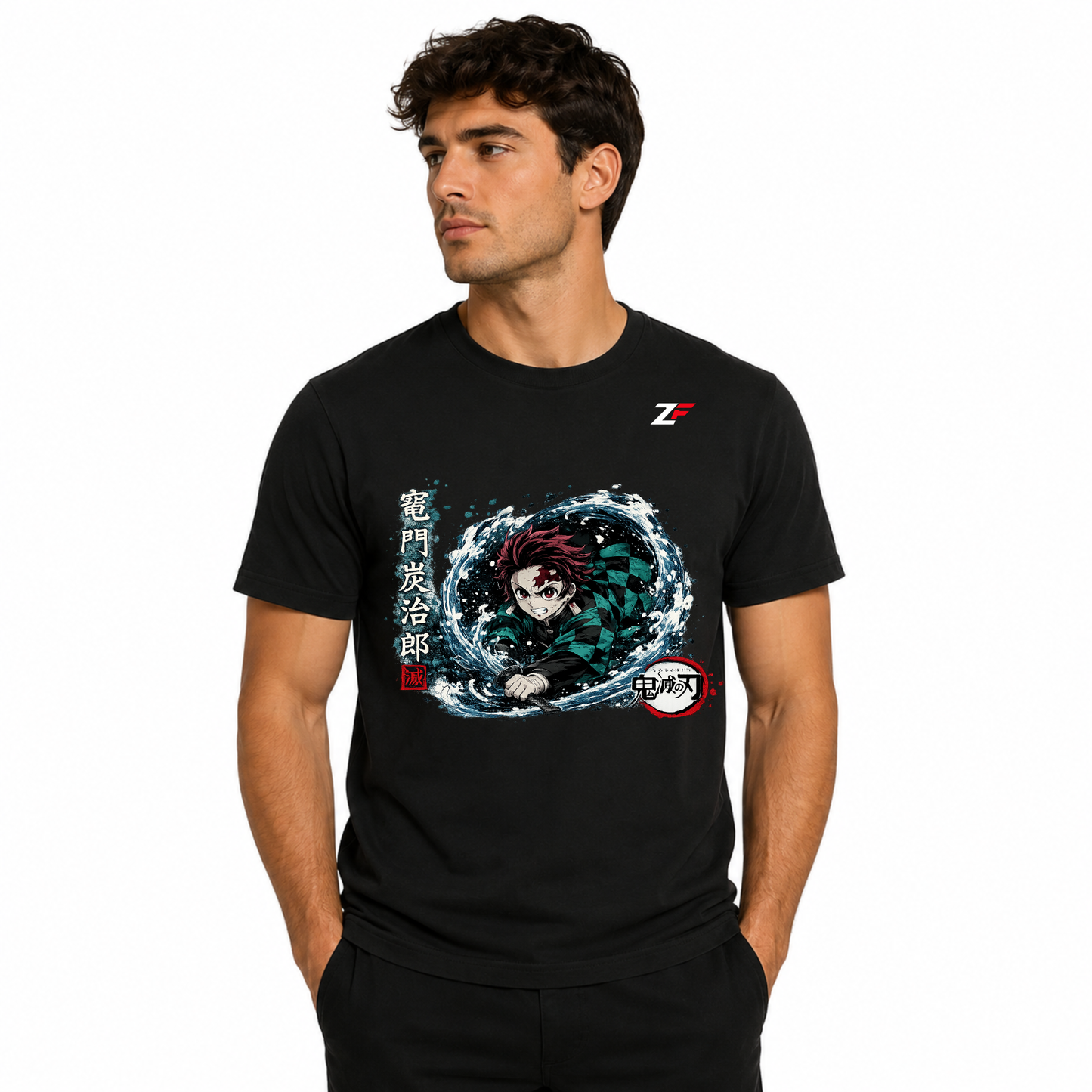 Tanjiro Water Breathing Anime Oversized T-Shirt