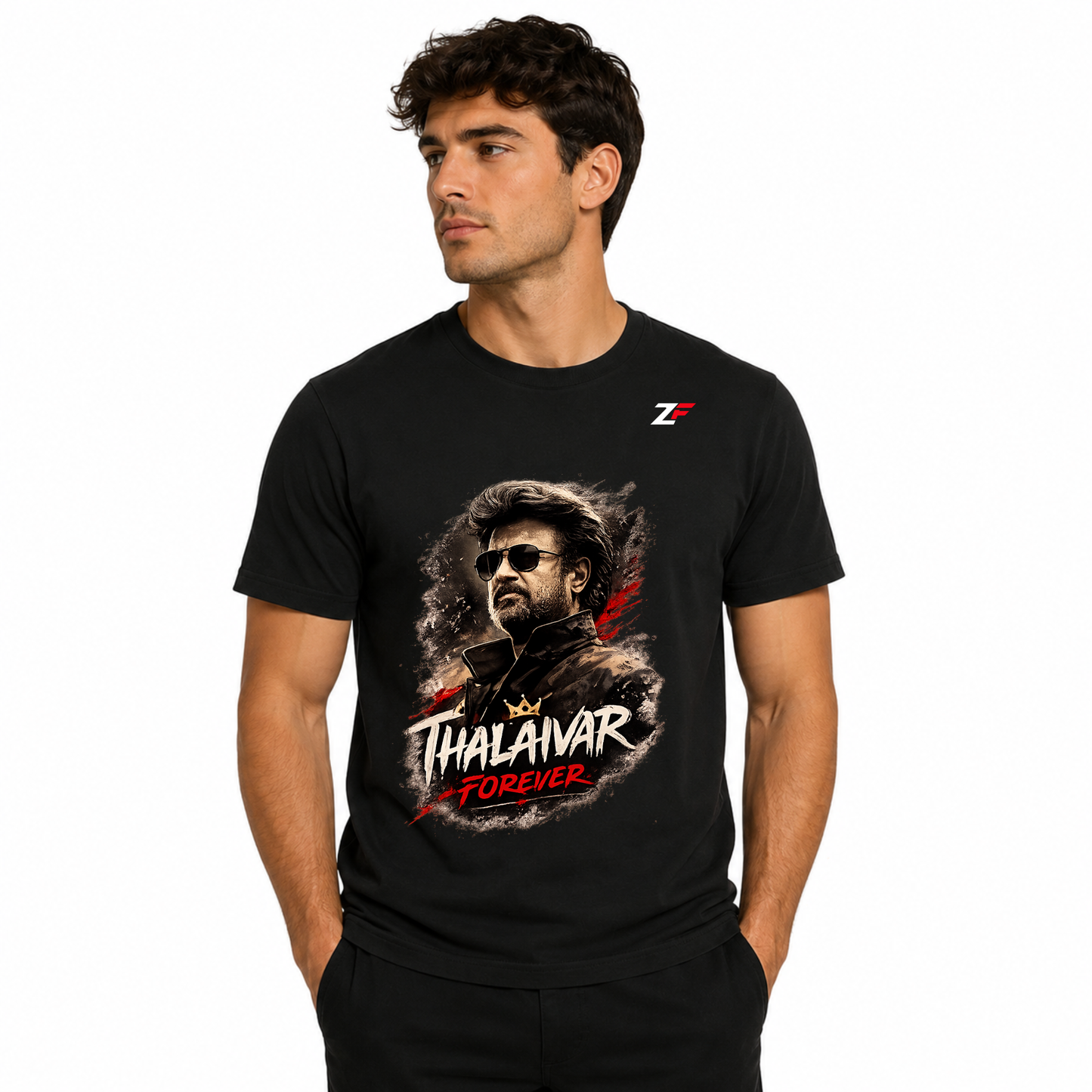 Thalaivar Forever Graphic Oversized T-Shirt