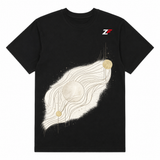 Topographic Lines Abstract Oversized T-Shirt