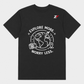 Explore More Worry Less Travel Graphic Oversized T-Shirt Black