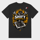 Shift Happens Oversized Graphic T-Shirt