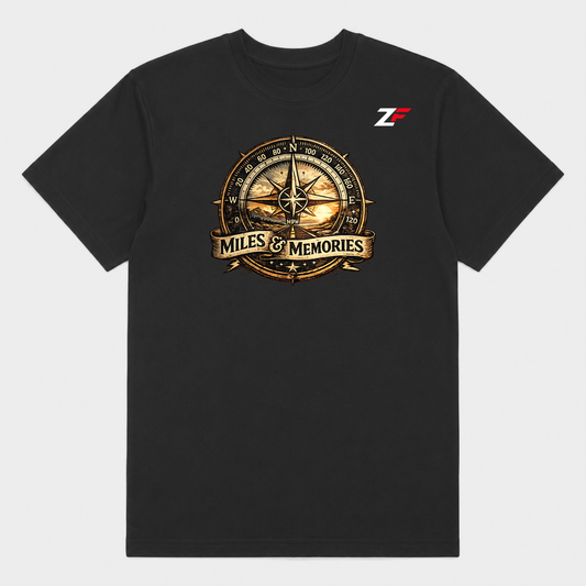 Miles & Memories Compass Graphic Oversized T-Shirt
