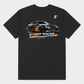 Street Racer Oversized Graphic T-Shirt Black
