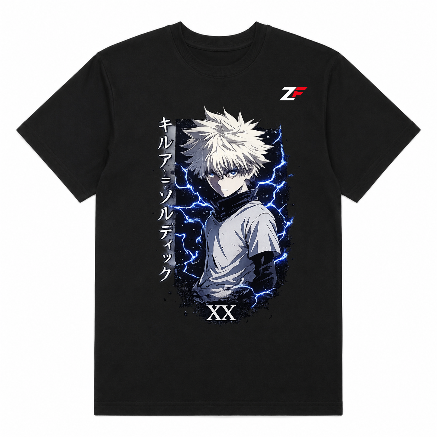 Anime Lightning Warrior Oversized T-Shirt