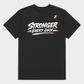 Stronger Every Day Oversized Gym T-Shirt