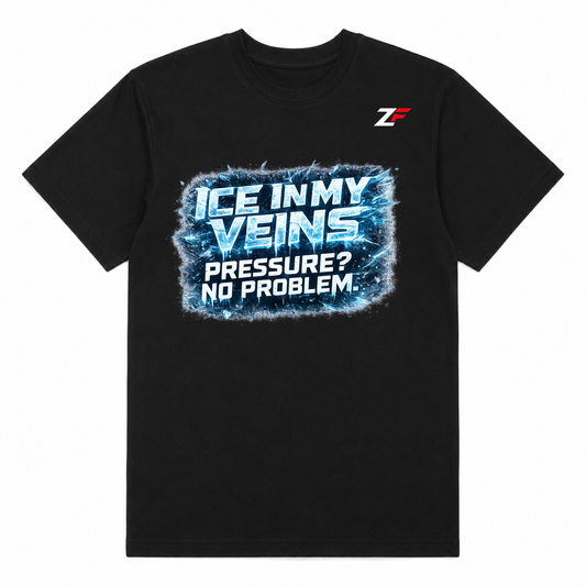 Ice In My Veins Oversized Football T-Shirt